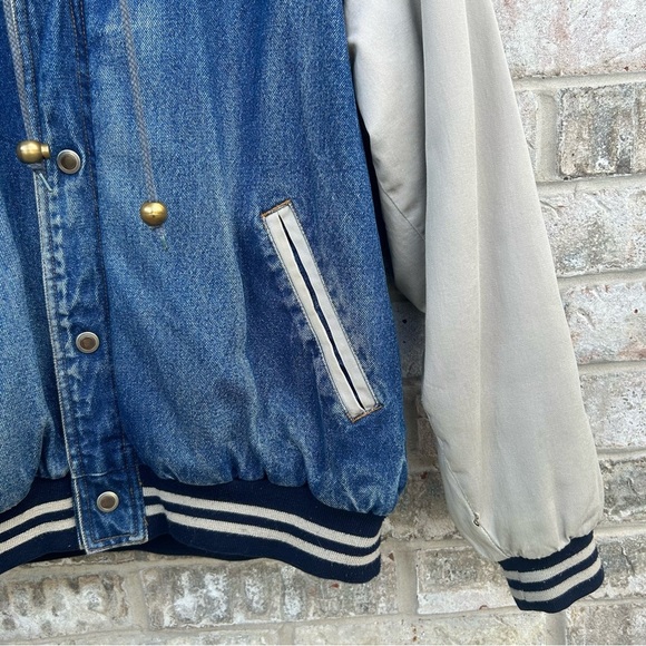 Northwest Denim and Cream Varsity Jacket - Picture 2 of 9